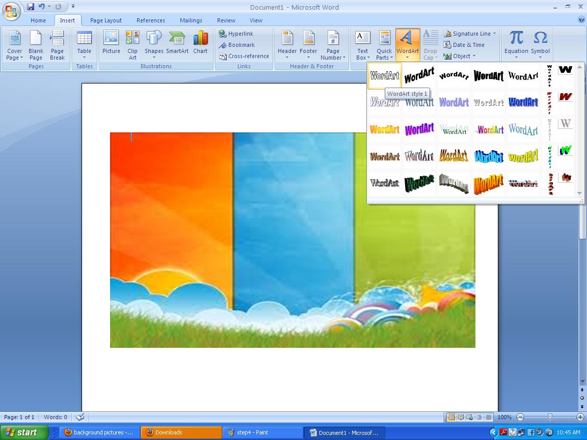 Steps On How To Make Calendar Of Activities Using Microsoft Word